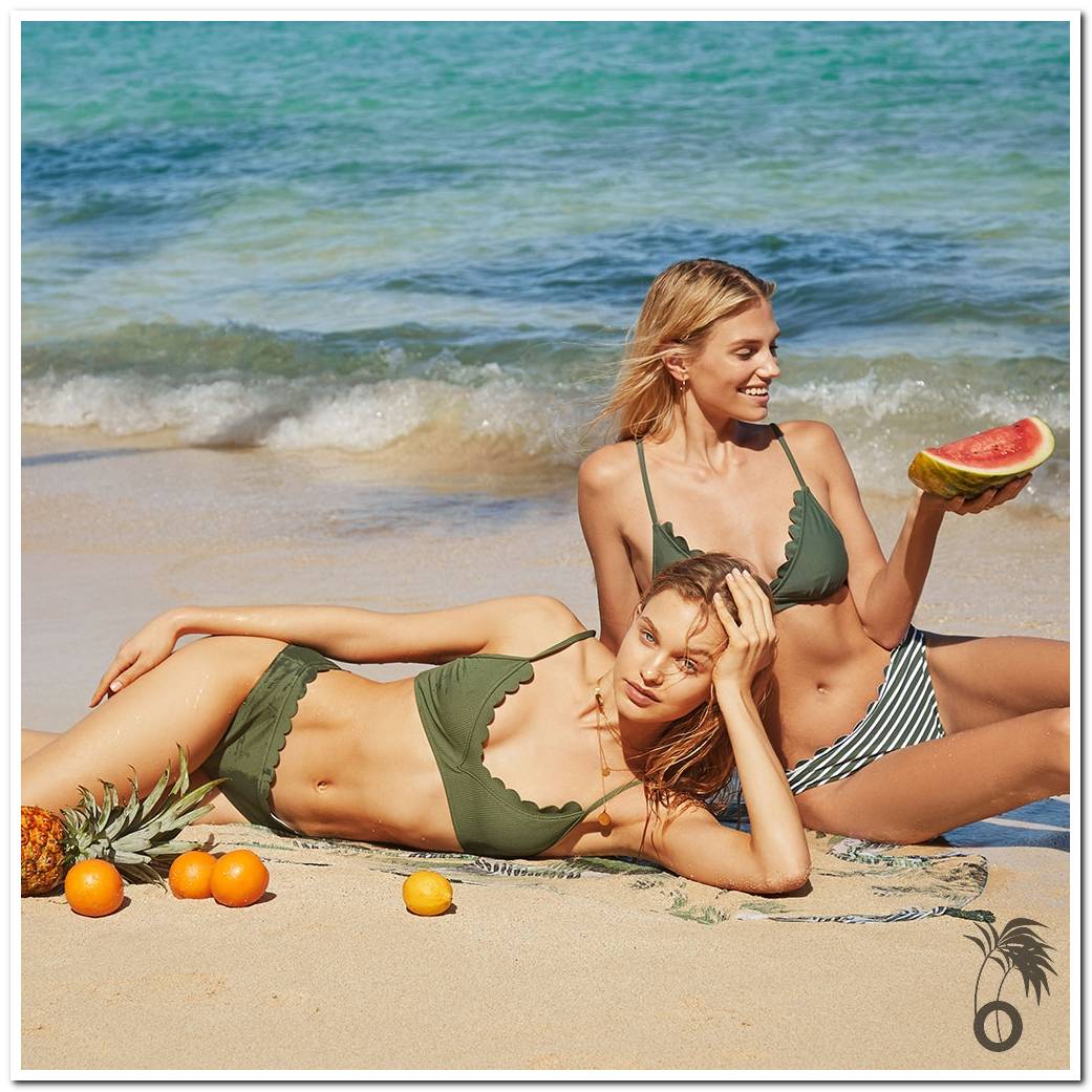 Bikini à rayures