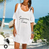 Robe de plage T Shirt Summer time blanche larobedeplage.fr
