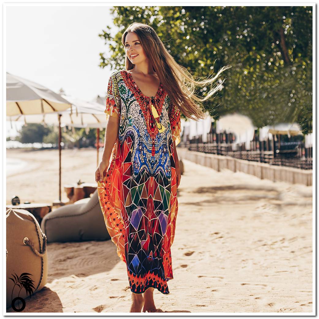 Robe de plage Boho Carole