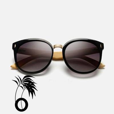 Lunettes de Soleil Femmes Bambou Designer