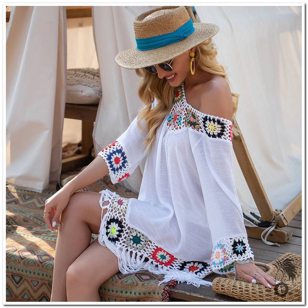 Robe de plage au crochet | Larobedeplage.fr