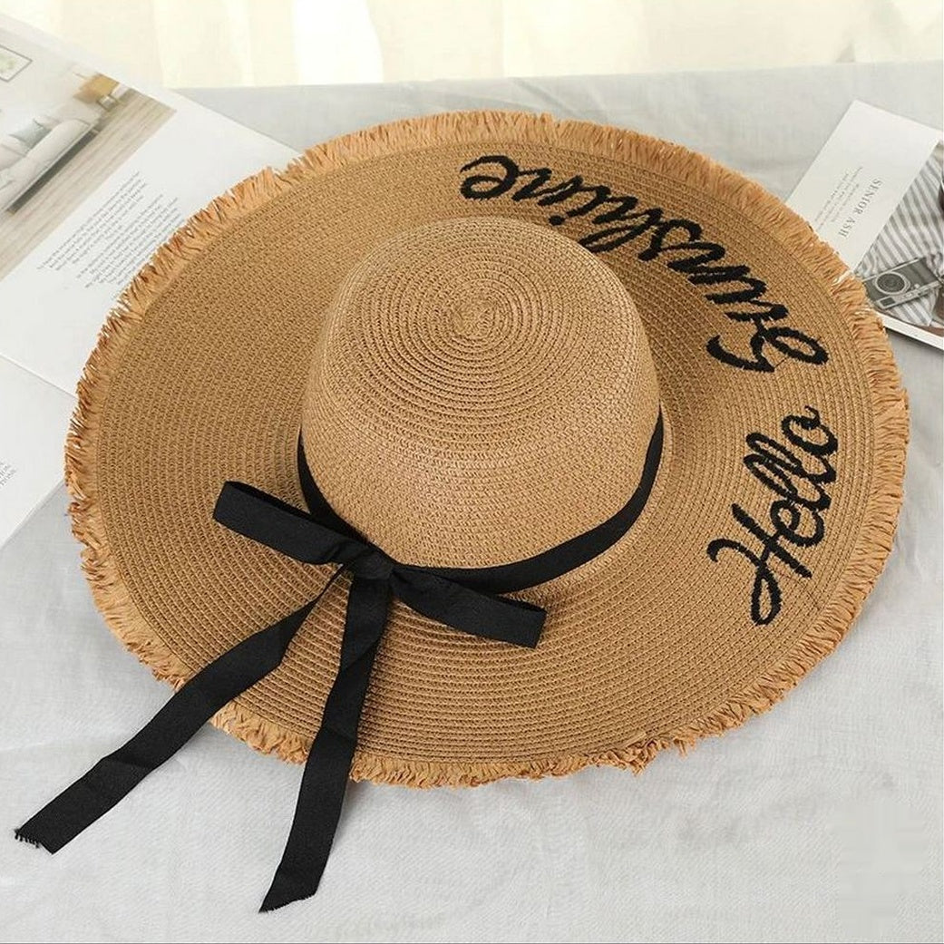 Chapeau paille femme