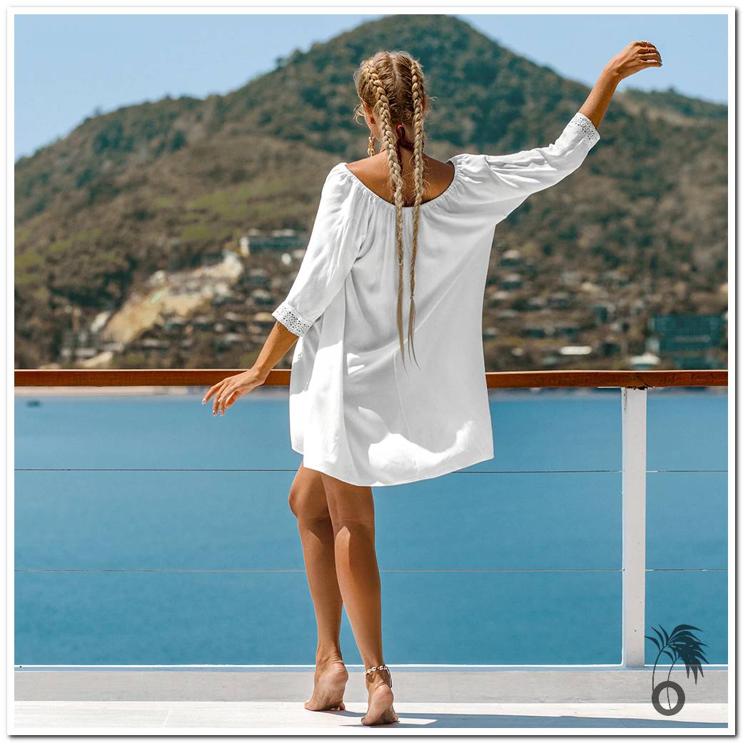 Robe plage blanche | Larobedeplage.fr