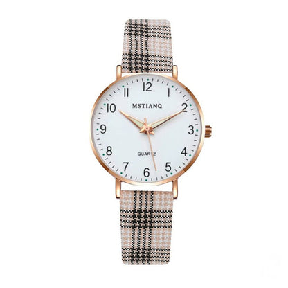 Montre femme bracelet cuir