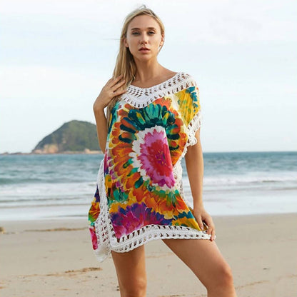 Robe de plage brodée | Larobedeplage.fr