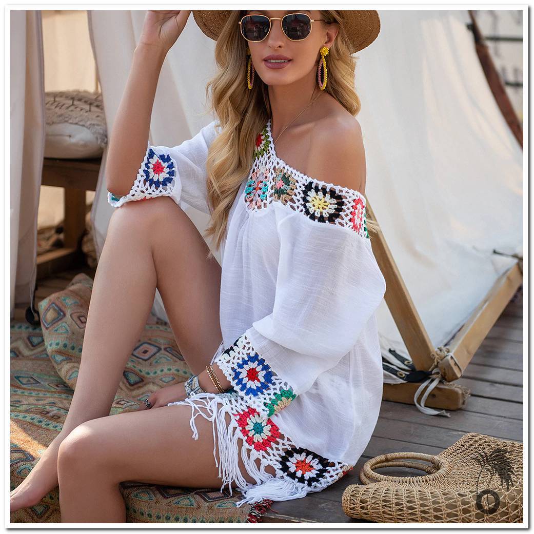 Robe de plage au crochet | Larobedeplage.fr