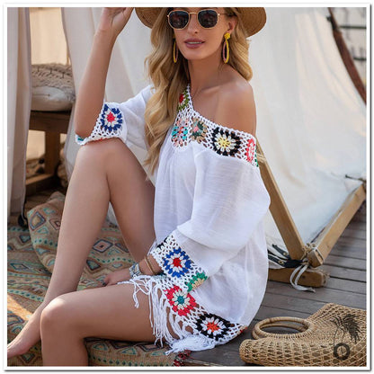 Robe de plage au crochet | Larobedeplage.fr