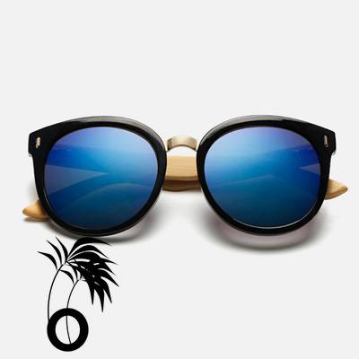 Lunettes de Soleil Femmes Bambou Designer