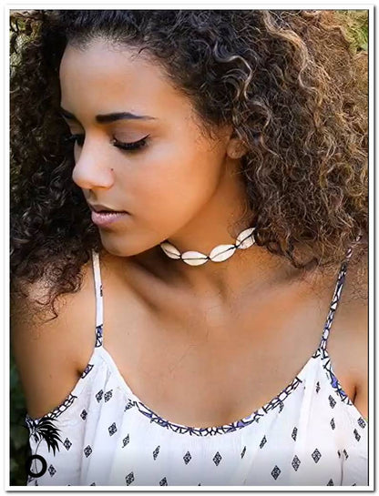 Collier de coquillage bijou de plage