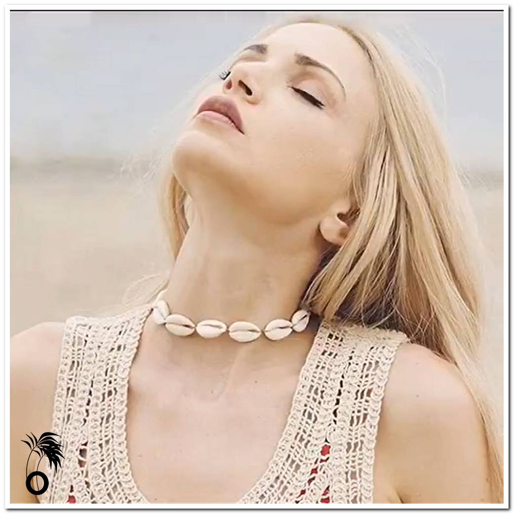 Collier de coquillage bijou de plage