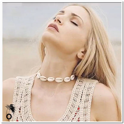 Collier de coquillage bijou de plage