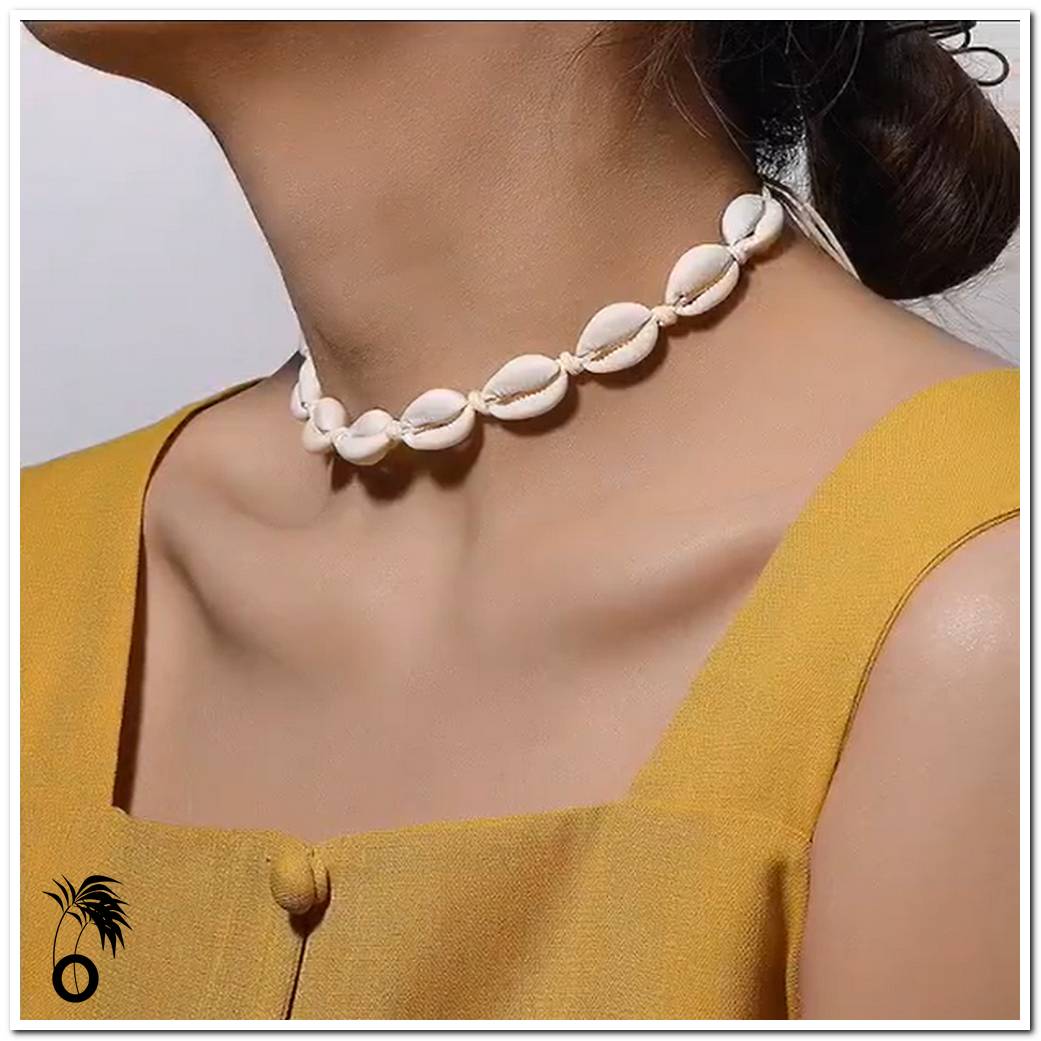 Collier de coquillage bijou de plage
