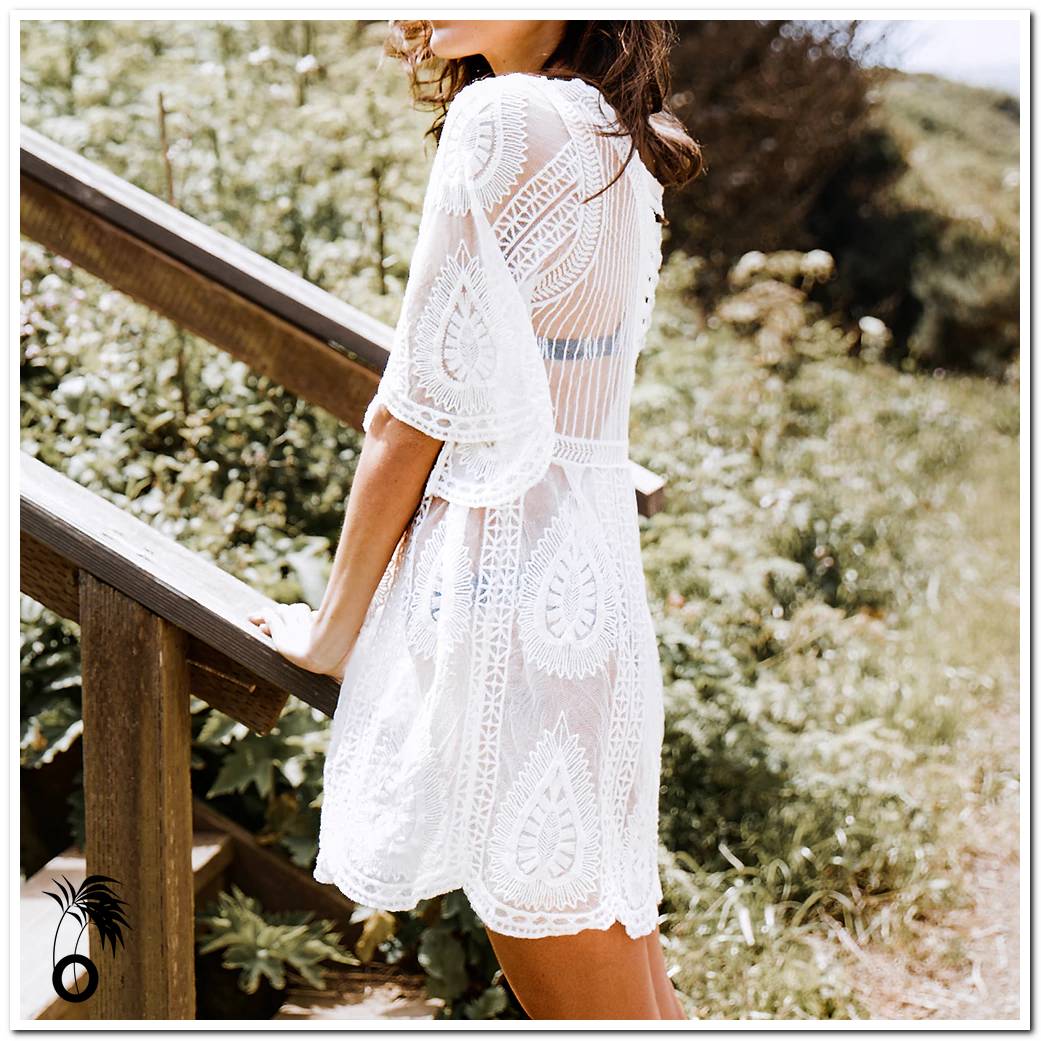 Cover-up col en V Agathe