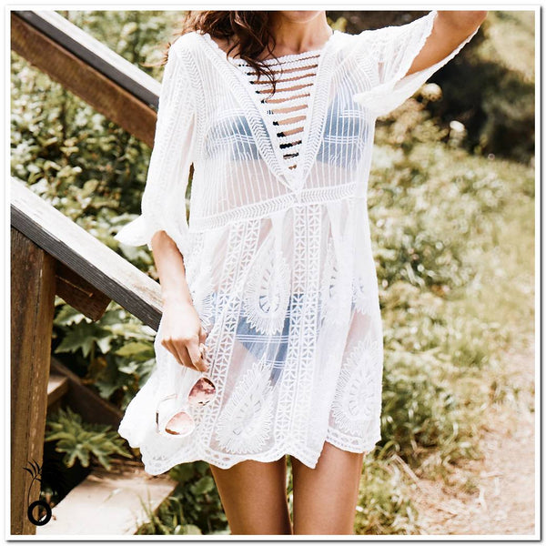 Cover-up_robe_de_plage_col_en_V_Agathe_larobedeplage.fr