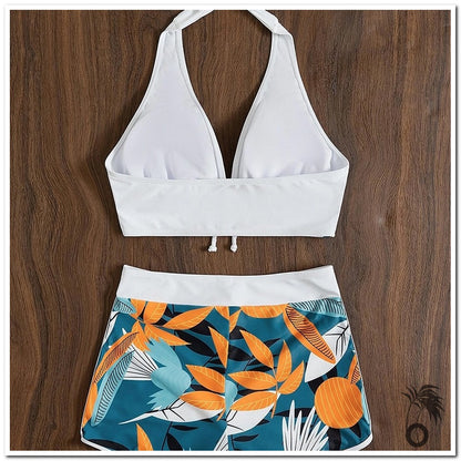 Bikini short sexy à imprimé floral