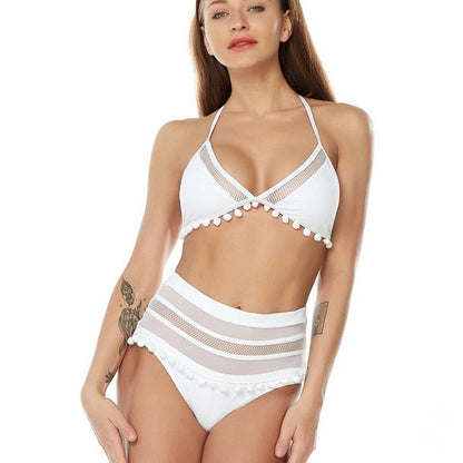 Maillot de bain femme 2 pieces blanc