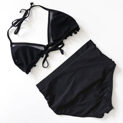 Maillot de bain femme 2 pieces noir