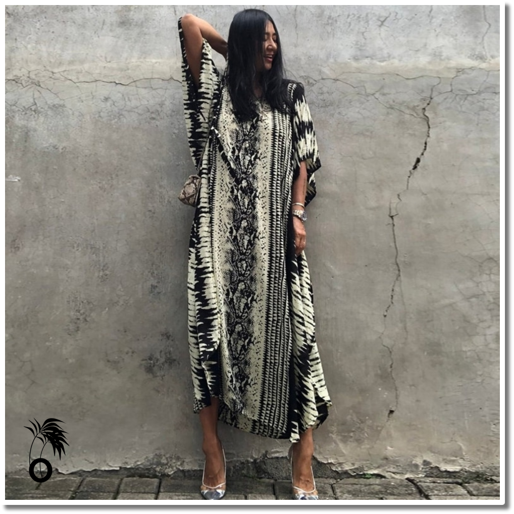 Caftan de plage long 2025