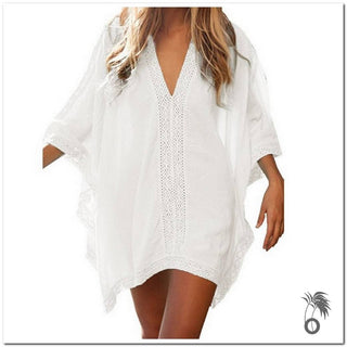 Robe de plage Boho poncho