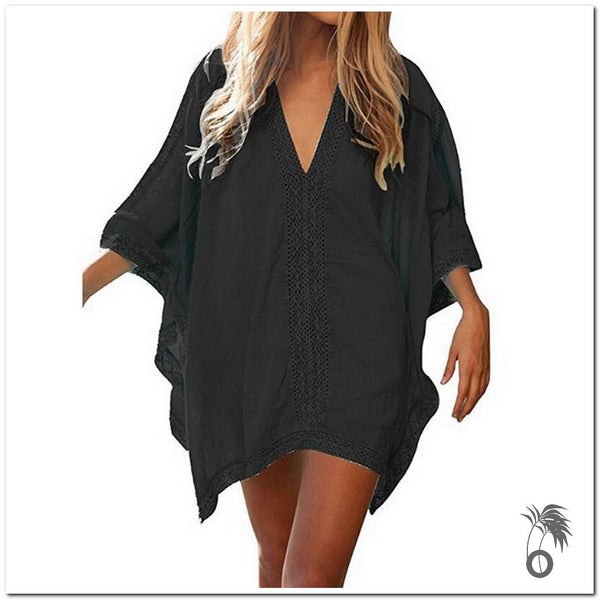 Robe de plage Boho poncho