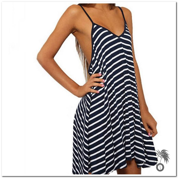 Robe de plage rayures | Larobedeplage.fr