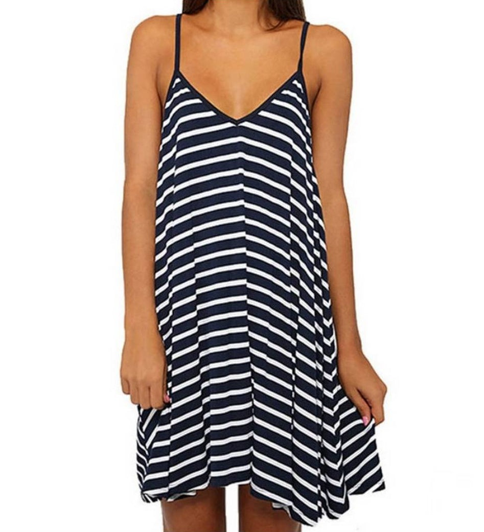 Robe de plage rayures | Larobedeplage.fr