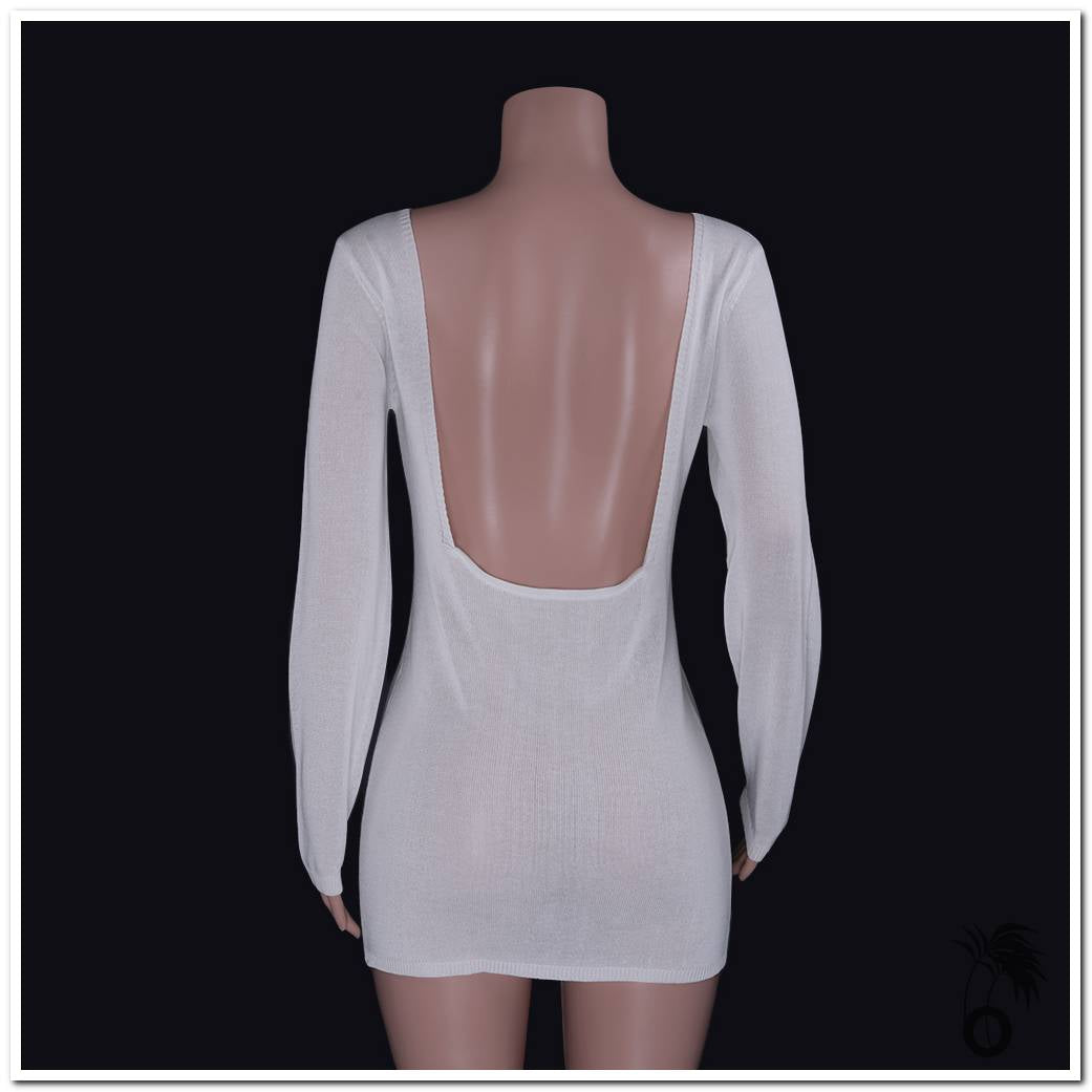 Robe dos nu plage