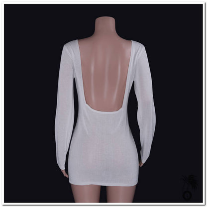 Robe dos nu plage