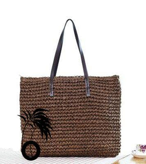Sac de Plage Osier et Cuir