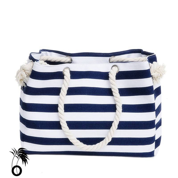 Sac de plage toile rayé