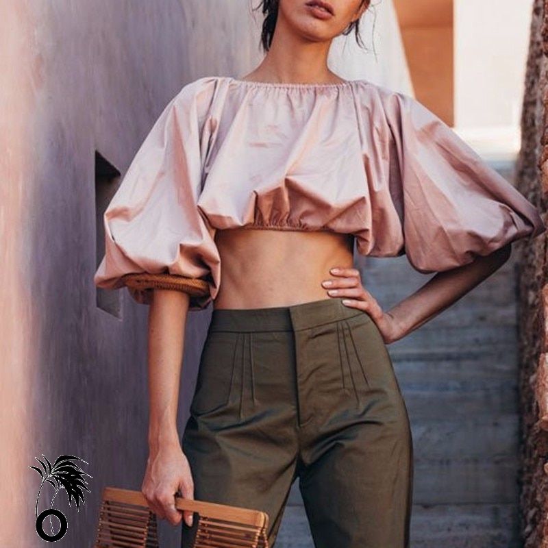 Blouse Top Dos Nu Chic