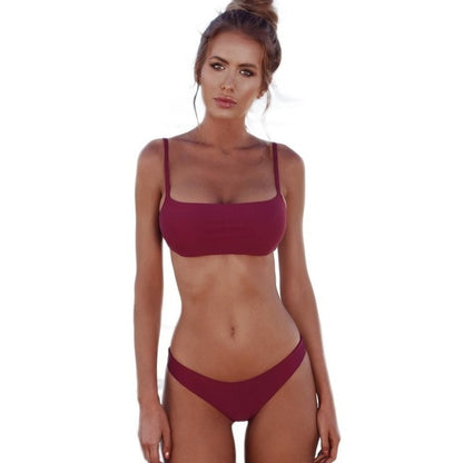 Bikini brésilien bretelles ajustables