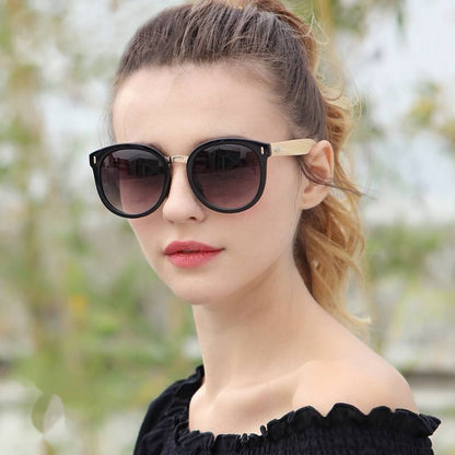 Lunettes de Soleil Femmes Bambou Designer
