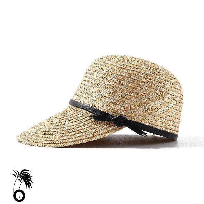 Casquette de plage en paille