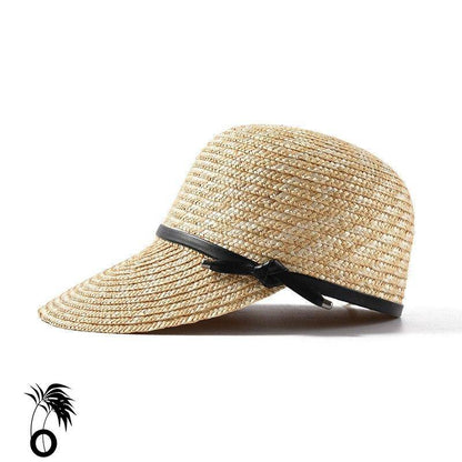 Casquette de plage en paille