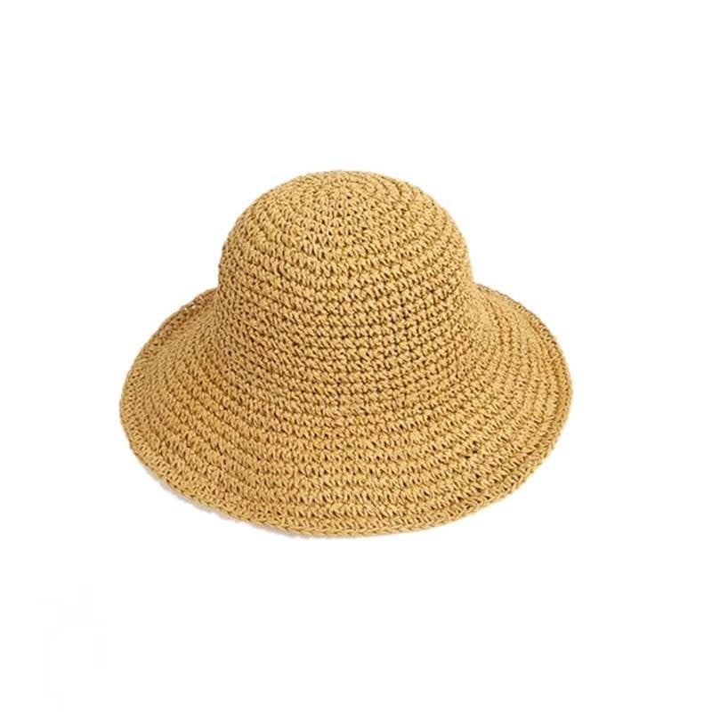 Chapeau en paille souple à larges bords Stella
