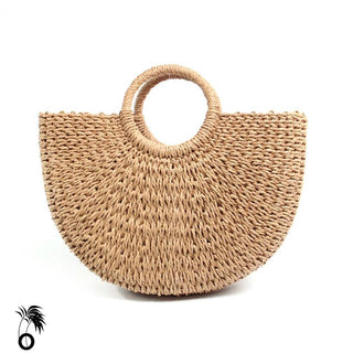 Sac de Plage en Osier tressé Main