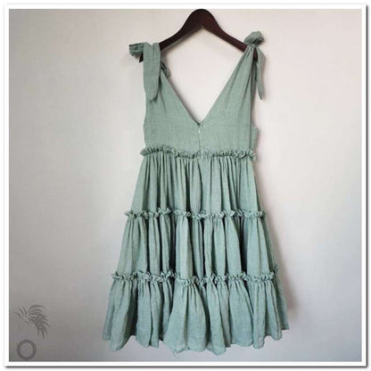Robe de plage à volants