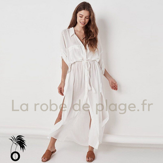 Robe de plage blanche Vanina
