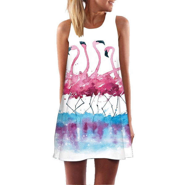 Robe de plage Flamingo