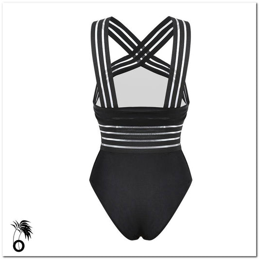 Maillot de bain une pièce croisé