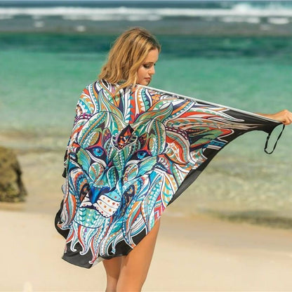 Robe d'été plage tropicale