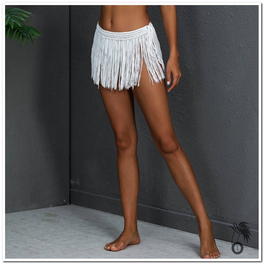 Jupe à franges | Larobedeplage.fr