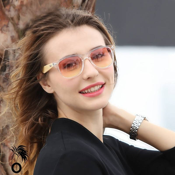 Lunettes de soleil Femme Bambou