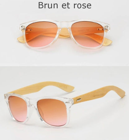 Lunettes de soleil Femme Bambou
