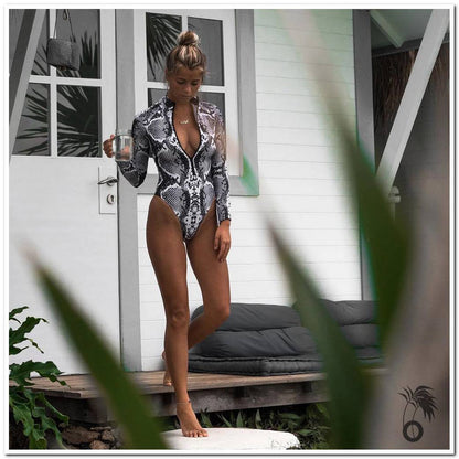 Maillot de bain 1 piece manche longue