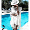 Robe de plage Blanche Greta larobedeplage.fr