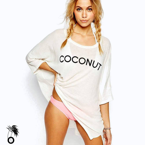 Robe de plage tee-shirt Coconut