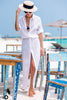 Robe de plage longue sexy blanche tunique de plage larobedeplage.fr