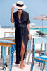 Robe de plage longue sexy noire tunique de plage larobedeplage.fr